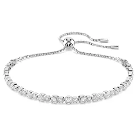 Swarovski Matrix Tennis 5677813 karkötő fehér kristályokkal
