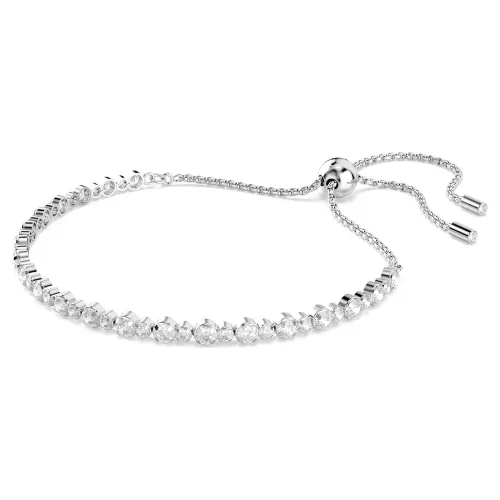 Swarovski Matrix Tennis 5677813 karkötő fehér kristályokkal