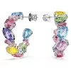 Swarovski Gema 5692412 kis karika fülbevaló vegyes kristályokkal