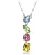 Swarovski Gema Y 5692421 multicolor kristály medál nyaklánc