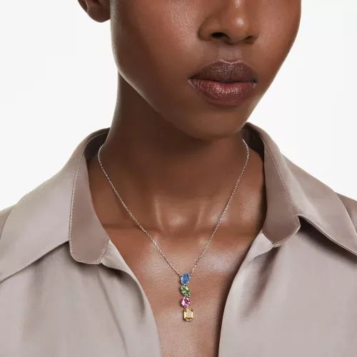 Swarovski Gema Y 5692421 multicolor kristály medál nyaklánc