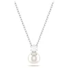 Swarovski Matrix 5693897 medál fehér kristály gyönggyel rodium bevonattal