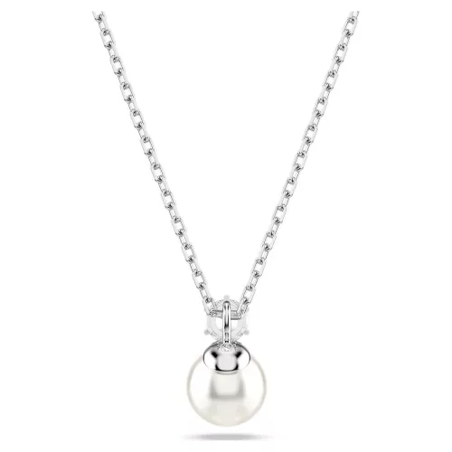 Swarovski Matrix 5693897 medál fehér kristály gyönggyel rodium bevonattal