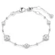 Swarovski Imber női karkötő – fehér kristályok, ródium bevonat
