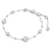 Swarovski Imber női karkötő – fehér kristályok, ródium bevonat