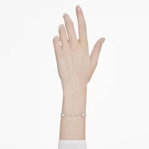 Swarovski Imber női karkötő – fehér kristályok, ródium bevonat