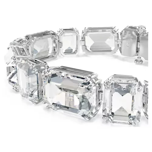 Swarovski Millenia női karkötő – ródium bevonat, fehér nyolcszög kristályok