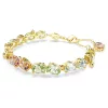 Swarovski Gema Tennis női karkötő – arany tónusú bevonat, többszínű kristályok