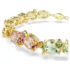 Swarovski Gema Tennis női karkötő – arany tónusú bevonat, többszínű kristályok