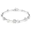 Swarovski Constella női karkötő – ródium bevonat, fehér kristály és gyöngy díszítés