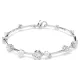 Swarovski Constella női karkötő – ródium bevonat, fehér kristály és gyöngy díszítés