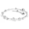 Swarovski Constella női karkötő – ródium bevonat, fehér kristály és gyöngy díszítés