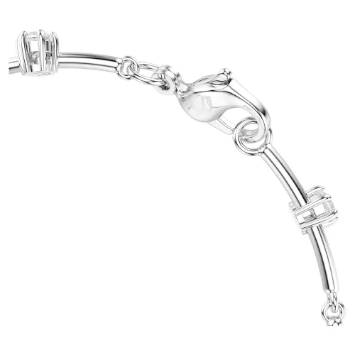 Swarovski Constella női karkötő – ródium bevonat, fehér kristály és gyöngy díszítés