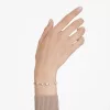 Swarovski Constella női karkötő – ródium bevonat, fehér kristály és gyöngy díszítés