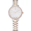 Swarovski Matrix 5715028 női karóra ezüst-rózsaarany kristályos szíjjal
