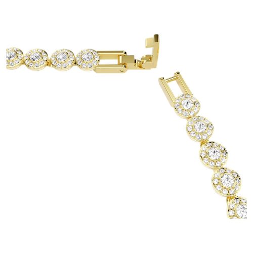 Swarovski Una Angelic szett 5720506 – nyaklánc és karkötő arany tónusú kristályokkal