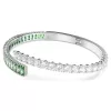 Swarovski Matrix női karperec – ródium bevonat, zöld és átlátszó kristályok, vegyes metszés