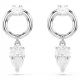 Swarovski Mesmera 5723177 csepp alakú fülbevaló fehér kristállyal