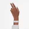 Swarovski Curiosa Bangle női karóra – ezüst karkötő, kristálydísz