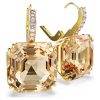 Swarovski Millenia csepp fülbevaló – karamell kristályok, aranyszínű bevonattal (5725744)