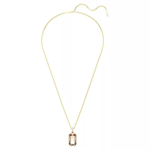 Swarovski Millenia barna kristály medál aranytónusú bevonattal