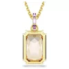 Swarovski Millenia barna kristály medál aranytónusú bevonattal