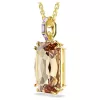 Swarovski Millenia barna kristály medál aranytónusú bevonattal