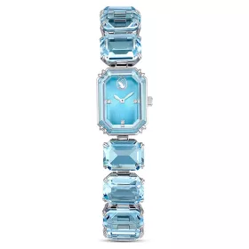 Swarovski Millenia női karóra kék kristály karkötővel elegáns