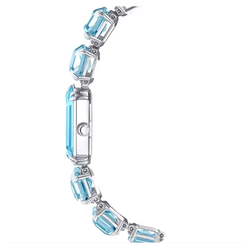 Swarovski Millenia női karóra kék kristály karkötővel elegáns