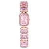 Swarovski Millenia női karóra rózsaszín kristály karkötővel elegáns