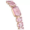 Swarovski Millenia női karóra rózsaszín kristály karkötővel elegáns