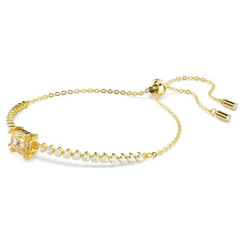 Swarovski Matrix Tennis 5730699 karkötő karamell kristály arany tónus