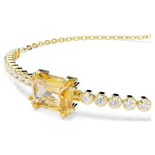 Swarovski Matrix Tennis 5730699 karkötő karamell kristály arany tónus