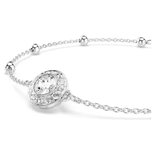 Swarovski Una Angelic 5733196 fehér kristályos ródium karkötő