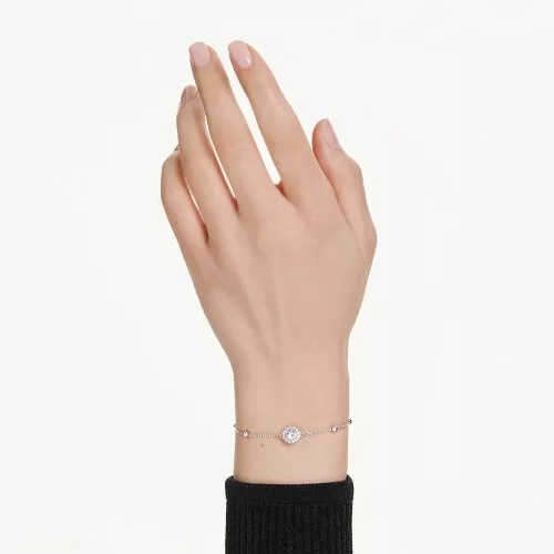 Swarovski Una Angelic 5733196 fehér kristályos ródium karkötő