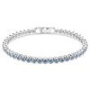 Swarovski Imber Emily 5734239 karkötő – kék kristály rhodium kivitel