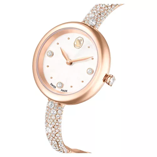 Swarovski Sublima kristályos női karóra rozéarany PVD 5734633 közeli számlap