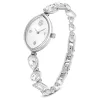 Swarovski Gema női karóra ezüst kristály karkötővel elegáns