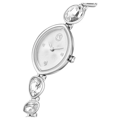 Swarovski Gema női karóra ezüst kristály karkötővel elegáns