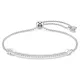 Swarovski Idyllia kristályos karkötő nyíl motívummal és ródium bevonattal