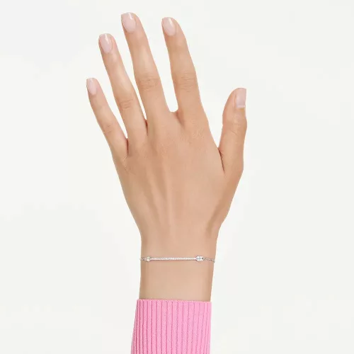Swarovski Idyllia kristályos karkötő nyíl motívummal és ródium bevonattal