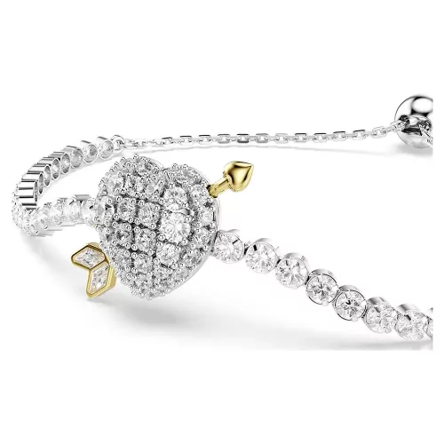 Swarovski Idyllia kristályos karkötő szív és nyíl motívummal