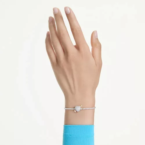 Swarovski Idyllia kristályos karkötő szív és nyíl motívummal