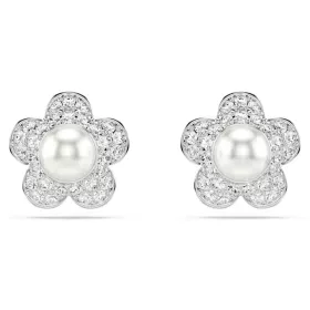 Swarovski Ariana Grande kristályos virág bedugós fülbevaló gyönggyel