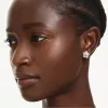 Swarovski Ariana Grande kristályos virág bedugós fülbevaló gyönggyel