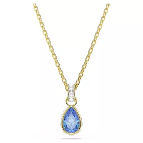 Swarovski Chroma kék körte metszésű medál aranybevonattal 5757786
