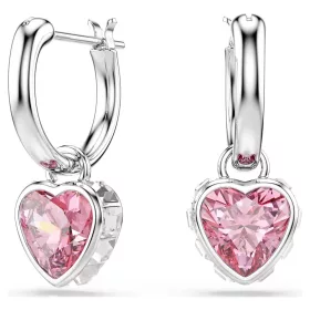   Swarovski Chroma rózsaszín szív Zirconia fülbevaló 5757814