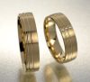 5 mm-es Sárga arany Karikagyűrű pár VD13S