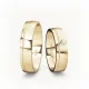 5 mm-es Sárga arany Karikagyűrű pár VD17S