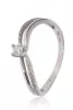 Fehér arany gyémánt köves gyűrű 61378